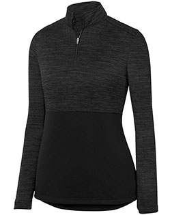 Augusta Sportswear 2909  Ladies Shadow Tonal Heather 1/4 Zip Pullover