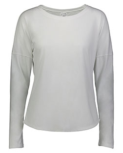 Augusta Sportswear 3077  Ladies Lux Tri-Blend Long Sleeve Tee at BignTallApparel