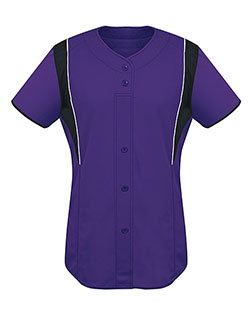 Augusta Sportswear 312142  Ladies Faux Front Jersey