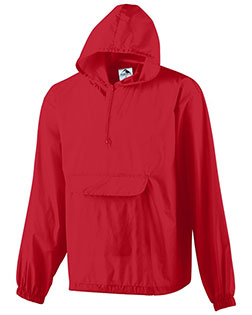 Augusta Sportswear 3130  Packable Half-Zip Hooded Pullover Jacket