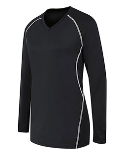 Augusta Sportswear 342163  Girls Long Sleeve Solid Jersey