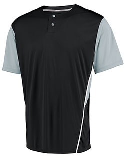 Augusta Sportswear 3R6X2M  Performance Two-Button Color Block Jersey
