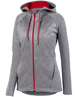 Augusta Sportswear 5558 Ladies Zoe Tonal Heather Full Zip Hoodie