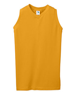 Augusta Sportswear 556  Ladies Sleeveless V-Neck Poly/Cotton Jersey