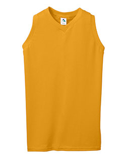 Augusta Sportswear 557  Girls Sleeveless V-Neck Poly/Cotton Jersey