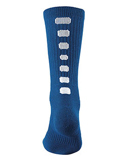 Augusta Sportswear 6091  Color Block Crew Socks at BignTallApparel