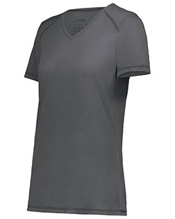 Augusta Sportswear 6844 Women's Super Soft-Spun Poly V-Neck T-Shirt