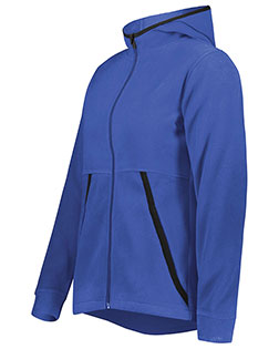 Augusta Sportswear 6860 Eco Revive™ Women's Polar Fleece Hooded Full-Zip Jacket at BigNTallApparel Augusta Sportswear 6860 Eco Revive™ Women's Polar Fleece Hooded Full-Zip Jacket at BigNTallApparel