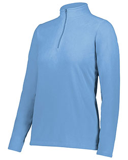 Augusta Sportswear 6864  Women's Eco Revive™ Micro-Lite Fleece Quarter-Zip Pullover at BignTallApparel