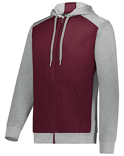 Augusta Sportswear 6899  Eco Revive™ Three-Season Triblend Fleece Full-Zip Hooded Sweatshirt