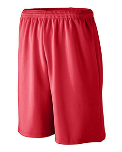 Augusta Sportswear 802  Longer Length Wicking Mesh Athletic Shorts