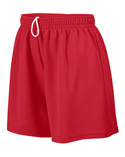 Augusta Sportswear 960  Ladies Wicking Mesh Shorts at BignTallApparel