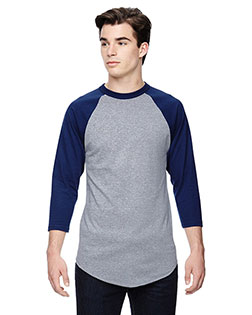 Augusta Sportswear AG4420 Men Adult 3/4-Sleeve Baseball Jersey In Big & Tall Sizes