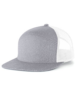 Augusta Sportswear P710  Heather 6-Panel Arch Trucker Snapback Cap