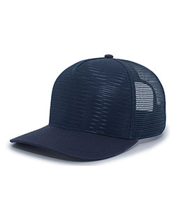 Augusta Sportswear P724  5-Panel Mesh Overlay Trucker Snapback