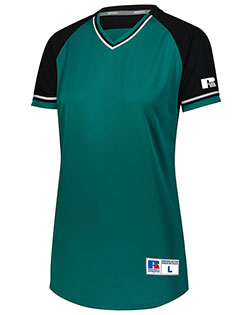 Augusta Sportswear R01X3X Ladies Classic V-Neck Jersey at BigNTallApparel