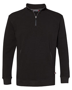 Badger 1060 FitFlex French Terry Quarter-Zip Sweatshirt at BigNTallApparel