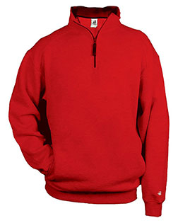 Badger 1286 Quarter-Zip Fleece Pullover at BigNTallApparel