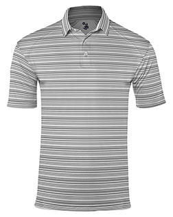 Badger 3325  Striped Polo