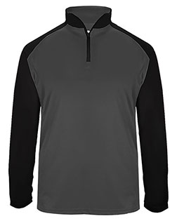 Badger 4006 Ultimate SoftLock™ Sport Quarter-Zip Pullover at BigNTallApparel