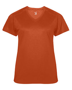 Badger 4062 Ultimate SoftLock™ Women's V-Neck T-Shirt at BigNTallApparel