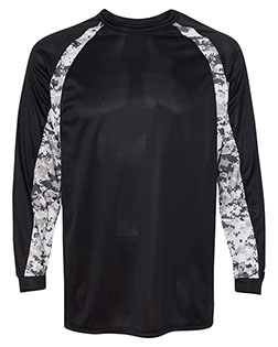 Badger 4155  Digital Camo Hook Long Sleeve T-Shirt