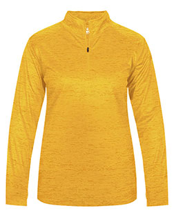 Badger 4173  Women’s Tonal Blend Quarter-Zip Pullover