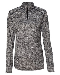 Badger 4193  Women's Blend Quarter-Zip Pullover