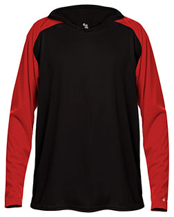 Badger 4235  Breakout Hooded Long Sleeve T-Shirt