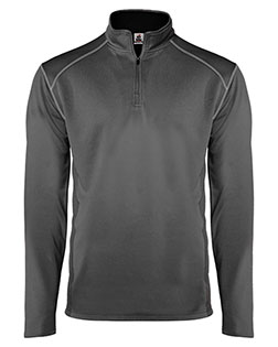 Badger 4438  Money Mesh Quarter-Zip Pullover