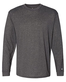 Badger 4944 Triblend Performance Long Sleeve T-Shirt In Big & Tall Sizes