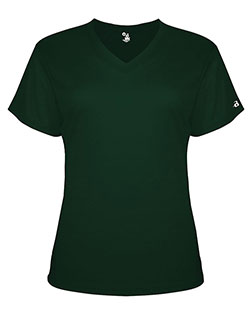 Badger 4962  Women’s Triblend Performance V-Neck Short Sleeve T-Shirt