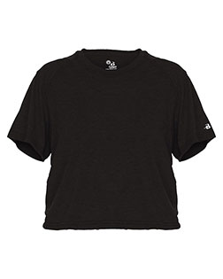 Badger 4963  Women's Tri-Blend Crop T-Shirt
