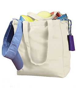 BAGedge BE008 Women 12 oz. Canvas Book Tote