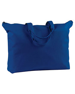 BAGedge BE009 Women 12 oz. Canvas Zippered Book Tote