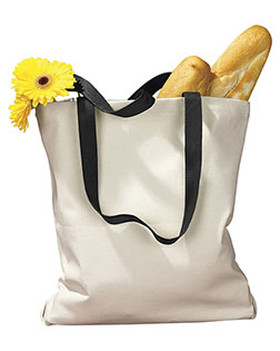 BAGedge BE010 Women Canvas Tote with Contrasting Handles In Big & Tall Sizes