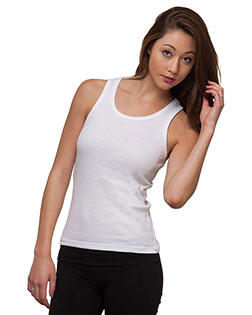 Bayside 4569  Women's USA-Made 2x1 Ribbed Tank Top