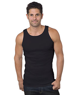 Bayside 4573  USA-Made 2x1 Ribbed Tank Top