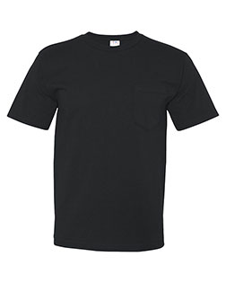 Bayside 5070 Men Shortsleeve Cotton Tee With Pocket