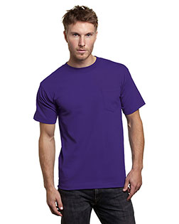 Bayside 7100 Men Usa Made Pocket T at BigNTallApparel