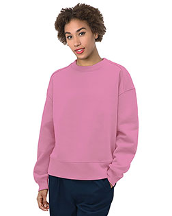 Bayside 7702BA Ladies' Crewneck Sweatshirt at Bigntall Apparel