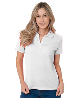 Bayside BA1050  Ladies' USA Made Johnny Collar Polo at BigNTallApparel