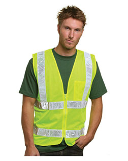 Bayside BA3785  Mesh Safety Vest - Lime