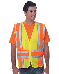 Bayside BA3787  Unisex ANSI Mesh Vest