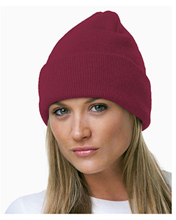 Bayside BA3825 Women 100% Acrylic Knit Cuff Beanie at BignTallApparel