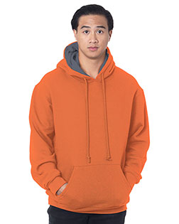 Bayside BA930 adult Super Heavy Thermal-Lined Hooded Sweatshirt at BigNTallApparel