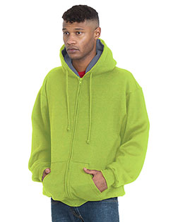 Bayside BA940 adult Super Heavy Thermal-Lined Full-Zip Hooded Sweatshirt