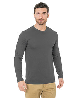 Bayside BA9550  Unisex Fine Jersey Long-Sleeve Crew T-Shirt