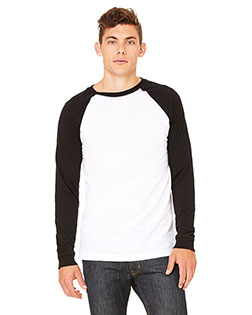 Bella + Canvas 3000C Men 4.2 Oz. Hawthorne Baseball T-Shirt