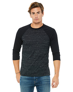 Bella + Canvas 3200 Three-Quarter Sleeve Baseball Tee